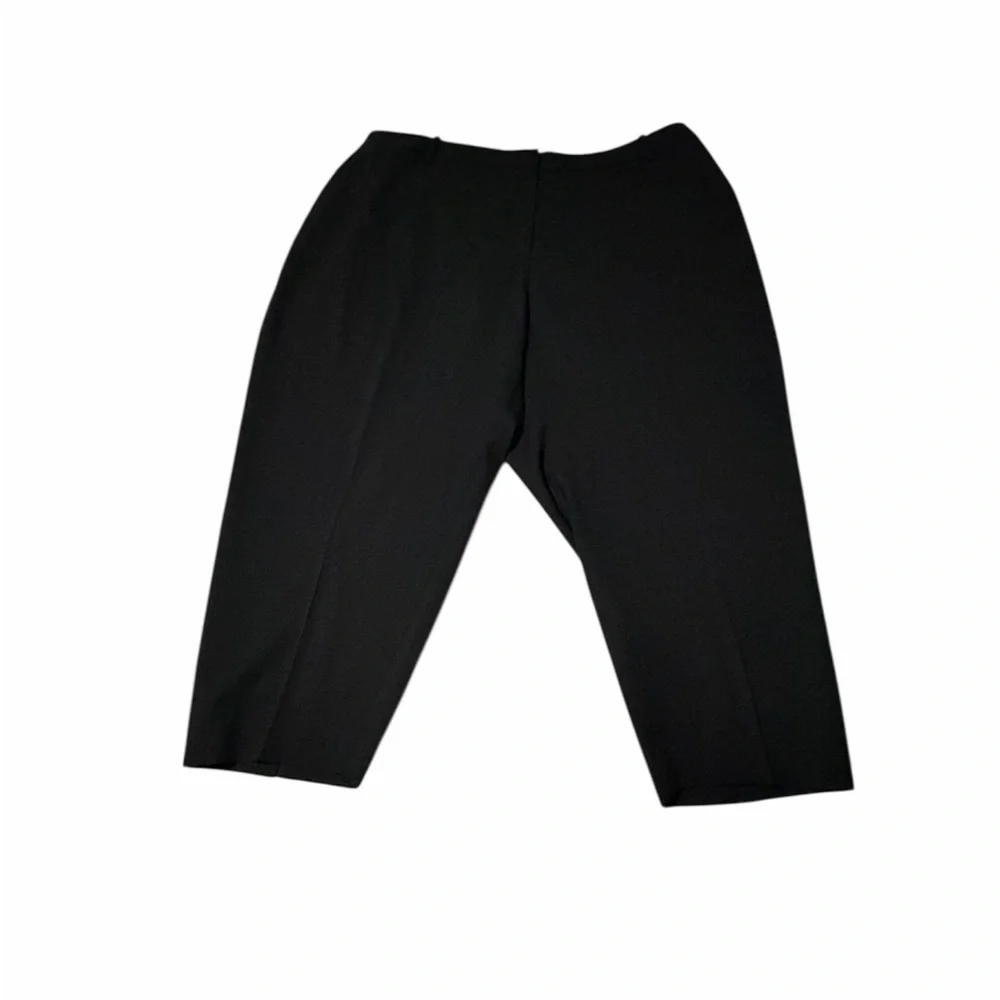 Lafayette 148 Clinton Black Ankle Pants Size 20W Light Wool Straight Leg - Picture 2 of 15
